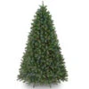 12 Ft. Feel-Real Downswept Douglas Fir Artificial Christmas Tree With 1200 Multi-Color Lights-PEDD4-325-120 205983490