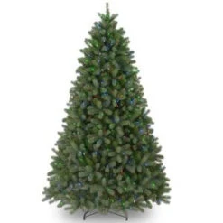12 Ft. Feel-Real Downswept Douglas Fir Artificial Christmas Tree With 1200 Multi-Color Lights-PEDD4-325-120 205983490