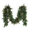 12 Ft. Syracuse Cashmere Berry Artificial Garland With 100 Clear Lights-BOWOTHD171B 205982747