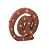 12 In. H Rustic Brown Metal "@" Symbol-92915 206625125