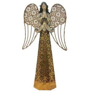 13.38 in. Lit Resin/Metal Angel in 3 Assorted-MX4035C 206963202 13.38 In. Lit Resin/Metal Angel In 3 Assorted-MX4035C 206963202 -Christmas Decoration Store 1338 in. lit resinmetal angel in 3 assorted
