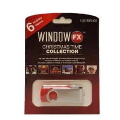 2 In. Window FX Christmas Time USB Collection With 6 Videos-75603 206852349