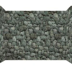 20 Ft. X 4 Ft. Stone Wall Backdrop-FM68907 300154254