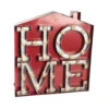 20 In. H LED Metal House HOME Sign-92897 206636462 -Christmas Decoration Store 20 in. h led metal house home sign 92897