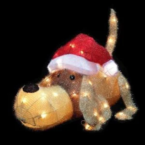 20 in. H Pre-Lit Clear Mini Lights Christmas Greeting Puppy-56526075X 204475662 20 In. H Pre-Lit Clear Mini Lights Christmas Greeting Puppy-56526075X 204475662 -Christmas Decoration Store 20 in. h pre lit clear mini lights christmas greeting puppy
