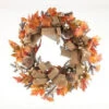 24 In. Pumpkin And White Berry Artificial Wreath-2207820 206498727