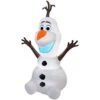 28.35 In. W X 17.72 In. D X 48.3 In. H Lighted Inflatable Olaf-39842 206950203