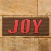 30 In. X 12 In. Rustic Joy Sign-E13877 206636888 -Christmas Decoration Store 30 in x 12 in. rustic joy sign e13877