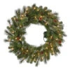 30 In. Pre-Lit B/O LED Alexander Pine Artificial Christmas Wreath X 140 Tips With 50 Warm White Lights-GD26M5311L00 206795382 -Christmas Decoration Store 30 in. pre lit bo led alexander pine artificial christmas wreath x 140 tips with 50 war