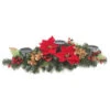 32 In. Artificial Red Poinsettia Candleholder Centerpiece-2258440HD 206005432 -Christmas Decoration Store 32 in. artificial red poinsettia candleholder centerpiece 2258440hd