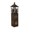 32.5 In. H Designer Metal Floor Lantern With 2 Battery Operated LED Candles-2157898 206576204 -Christmas Decoration Store 325 in. h designer metal floor lantern with 2 battery operated led candles 2157898