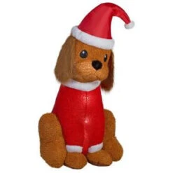 35.83 In. W X 40.95 In D X 72.05 In. H Lighted Inflatable Cocker Spaniel-39828 206950359