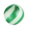 4 In. Green Candy Cane Ball Candle (2-Box)-9XF73GRZ 203725193 -Christmas Decoration Store 4 in. green candy cane ball candle 2 box 9xf73grz