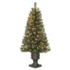 4.5 Ft. Alpine Potted Artificial Christmas Tree With Pinecones And Glitter And 150 Clear Lights-TV46M3U17C00 205152715 -Christmas Decoration Store 45 ft. alpine potted artificial christmas tree with pinecones and glitter and 150 clear