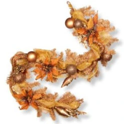 6 Ft. Harvest Ribbon Garland-HC3-103-6B 300330614