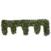 6 Ft. Pre-Lit Fairwood Artificial Christmas Mantle Garland With 380 Tips And 70 Clear Lights-GT60P3A01C02 206795442 -Christmas Decoration Store 6 ft. pre lit fairwood artificial christmas mantle garland with 380 tips and 70 clear l