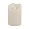 6 In. H Bisque, Vanilla Scent Wax Motion Flame LED Candle With Timer-42751 206504454