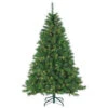 6.5 Ft. Pre-Lit Mixed Needle Wisconsin Spruce Artificial Christmas Tree With Clear Lights-5955--65C 300620019 -Christmas Decoration Store 65 ft. pre lit mixed needle wisconsin spruce artificial christmas tree with clear light
