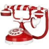 6.50 In. Santa's Christmas Candy Stripe Telephone-38396 206950385 -Christmas Decoration Store 650 in. santa39s christmas candy stripe telephone 38396