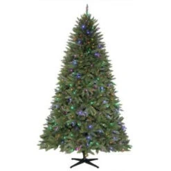 7.5 Ft. Matthew Fir Quick-Set Artificial Christmas Tree With 450 Color Choice LED Lights And Remote Control-TG76M2V39D00 205915389