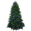 7.5 Ft. Pre-Lit LED Natural Noble Fir Artificial Christmas Tree With Color Changing Lights-7289103-IP69HO 206771103