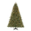 7.5 Ft. Pre-Lit LED Stamford Fir PE Artificial Christmas Quick Set Tree X 5193 Tips With 650 Indoor Warm White Lights-TG76P5347L01 206795484 -Christmas Decoration Store 75 ft. pre lit led stamford fir pe artificial christmas quick set tree x 5193 tips with