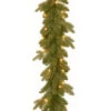 9 Ft. Avalon Spruce Garland With Clear Lights-PEAV7-300-9A-1 300330522 -Christmas Decoration Store 9 ft. avalon spruce garland with clear lights peav7 300 9a 1