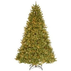 9 Ft. FEEL-REAL Grande Fir Artificial Christmas Tree With 900 Clear Lights-PEGF4-332E-90X 205147031
