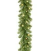9 Ft. Kincaid Spruce Garland With Clear Lights-KCDR-9BLO-1 300330581
