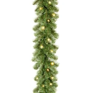 9 ft. Kincaid Spruce Garland with Clear Lights-KCDR-9BLO-1 300330581 9 Ft. Kincaid Spruce Garland With Clear Lights-KCDR-9BLO-1 300330581 -Christmas Decoration Store 9 ft. kincaid spruce garland with clear lights kcdr 9blo 1
