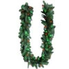 9 Ft. LED Pre-Lit Branch Garland With Micro-Style Red, Green And Pure White Lights-4824106-C29HO 206771084 -Christmas Decoration Store 9 ft. led pre lit branch garland with micro style red green and pure white lights 48241