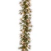 9 Ft. Liberty Pine Garland With Clear Lights-PELB7-300-9A-1 300330576 2 9 Ft. Liberty Pine Garland With Clear Lights-PELB7-300-9A-1 300330576 -Christmas Decoration Store 9 ft. liberty pine garland with clear lights pelb7 300 9a 1
