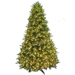 9 Ft. Pre-Lit Natural Noble Fir Artificial Christmas Tree With Super-Tech Warm White Lights-4208103-IP51HO 206803418