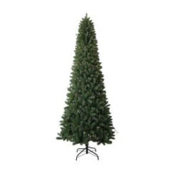9 Ft. PVC Slim Artificial Christmas Tree With UL Lights-13520 207146173