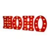 9 In. H Marquee HOHO Sign-60020 206140800 -Christmas Decoration Store 9 in. h marquee hoho sign 60020
