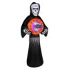 Airflowz 8 Ft. Inflatable Reaper With Spinning Clock-72615 206852831 -Christmas Decoration Store airflowz 8 ft. inflatable reaper with spinning clock 72615