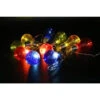 Alpine 10-Light Multi-Color LED Light Bulbs With Edison Bulb String Lights (Set Of 10)-EUT104MC-10 207140330 -Christmas Decoration Store alpine 10 light multi color led light bulbs with edison bulb string lights set of 10 eu