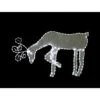 Alpine 21 In. Grazing Reindeer With 144 LED Lights Decoration-CEY102 206212929