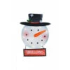 Alpine 24 In. Metal 'Welcome' Snowman Sign With 13 LED Lights-NOK138HH 207140347 -Christmas Decoration Store alpine 24 in. metal 39welcome39 snowman sign with 13 led lights nok138hh