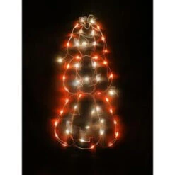 Alpine 41 In. Stacked Pumpkins Decoration With 50 Miniature Lights-CRW144 206212938