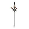 Alpine 67 In. Metal Snowman With Kinetic Holly Snowflake Garden Stake-MVP264 207140346 -Christmas Decoration Store alpine 67 in. metal snowman with kinetic holly snowflake garden stake mvp264