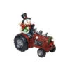 Alpine 9 In. Snowman On Tractor Decor With 3 LED Lights- Color Changing-WAZ124 207140363 -Christmas Decoration Store alpine 9 in. snowman on tractor decor with 3 led lights color changing waz124