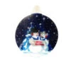 Alpine 9 In. Snowmen Indoor Hanging Decor With 10 LED Lights-DEM146S 206212947 -Christmas Decoration Store alpine 9 in. snowmen indoor hanging decor with 10 led lights dem146s
