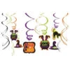 Amscan 10 In. Witch's Crew Swirl Decorations (12-Count, 3-Pack)-670441 300598946 -Christmas Decoration Store amscan 10 in. witch39s crew swirl decorations 12 count 3 pack 670441