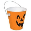 Amscan 4.5 In. X 4.5 In. Pumpkin Metal Pail (6-Pack)-430242 300598948 -Christmas Decoration Store amscan 45 in x 45 in. pumpkin metal pail 6 pack 430242