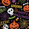 Amscan 5 In. X 5 In. SpooktacularBeverage Napkins (125-Count)-709484 300599217