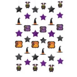 Amscan 84 In. Witch's Crew Foil String Decorations (6-Count, 4-Pack)-670440 300598932