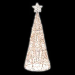 Brite Star 5 Ft. 3D Cone Tree Sculpture-48-866-00 203613935