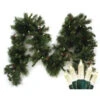 Brite Star 9 Ft. Pre-Lit LED Battery Operated Anchorage Fir Garland With Timer-74-285-00 203613657 -Christmas Decoration Store brite star 9 ft. pre lit led battery operated anchorage fir garland with timer 74 285 0