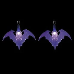 Brite Star LED Purple Battery Operated Bat Lights (Set Of 10)-97-108-20 203040686